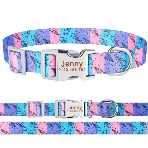 collier pour chien fashion avec étoiles