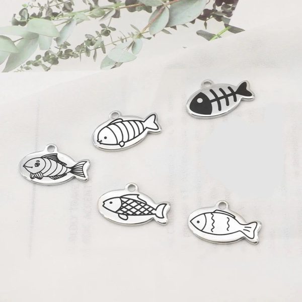 médaille chien personnalisée poisson